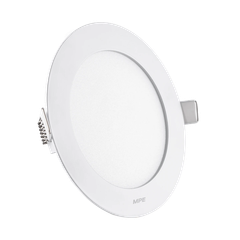 LED Panel MPE âm trần nhôm mặt tròn 12W phi 150 mm