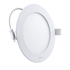 LED Panel MPE âm trần nhôm mặt tròn 6W phi 90 mm